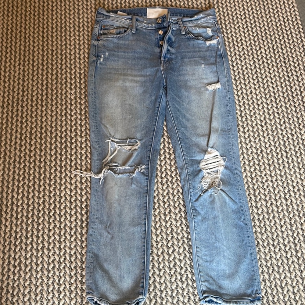 Mother jeans - the scrapper ankle